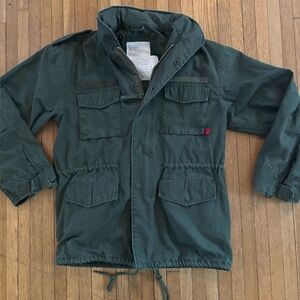 🔥 Y2K Rothco Ultra Force M-65 field coat Army inspired Military Jacket Small 🔥